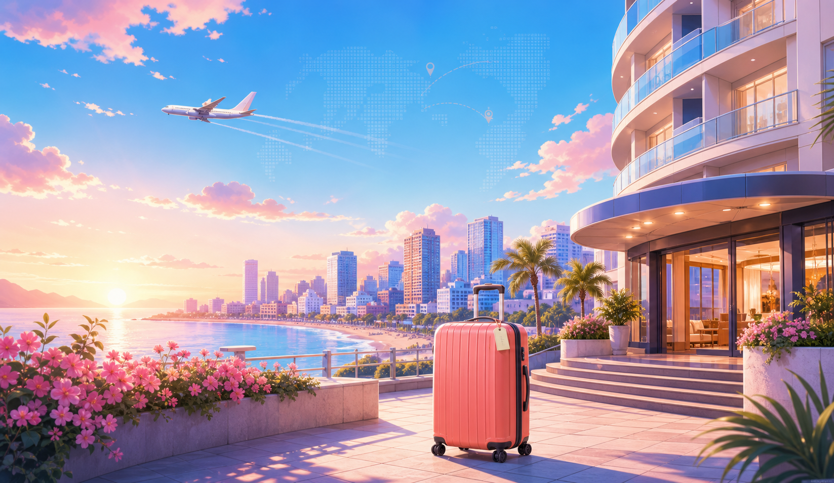 Cheerful travel illustration shown because no destination image is available